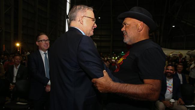 How could Anthony Albanese sell us Noel Pearson’s Voice? Picture: Gaye Gerard