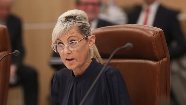 Elise Archer Minister for Justice and Corrections. Budget estimates 2021. Picture: Nikki Davis-Jones