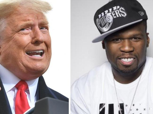 50 Cent has apparently withdrawn his support from Donald Trump.