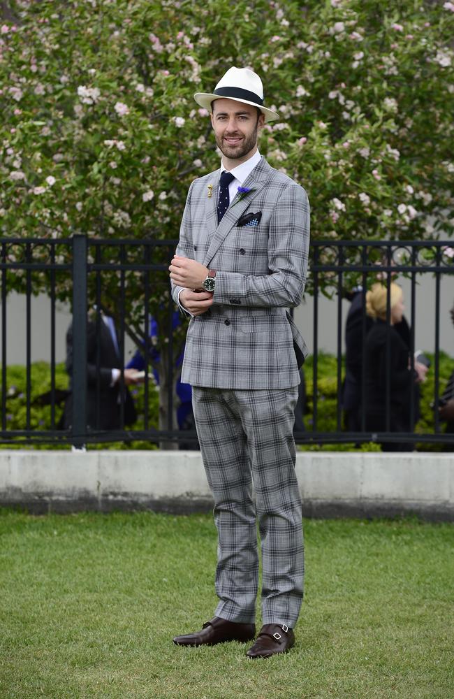 Kevin Garcia at Flemington Racecourse on Derby Day 2014. Picture: Stephen Harman