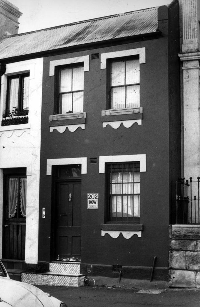 Facade of 202 Victoria Street, the Kings Cross home of missing heiress Juanita Nielsen. Picture: Graeme Fletcher.