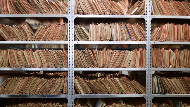 The Stasi records archive. Picture: AFP