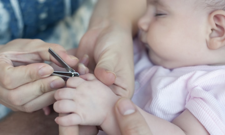 what is the best way to cut baby's nails