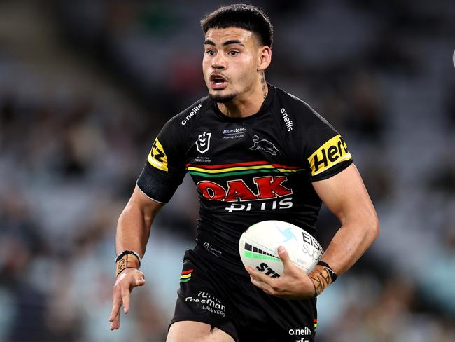 Terrell May’s brother Taylan was a feature at the Panthers before doing his ACL. Picture: Cameron Spencer/Getty Images