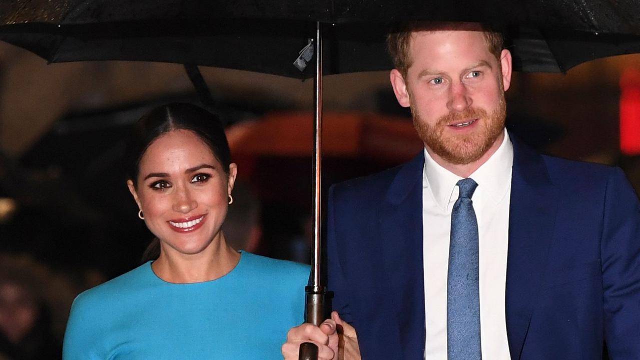 Prince Harry and Meghan Markle’s move away from royal life was a divisive move. Picture: AFP.