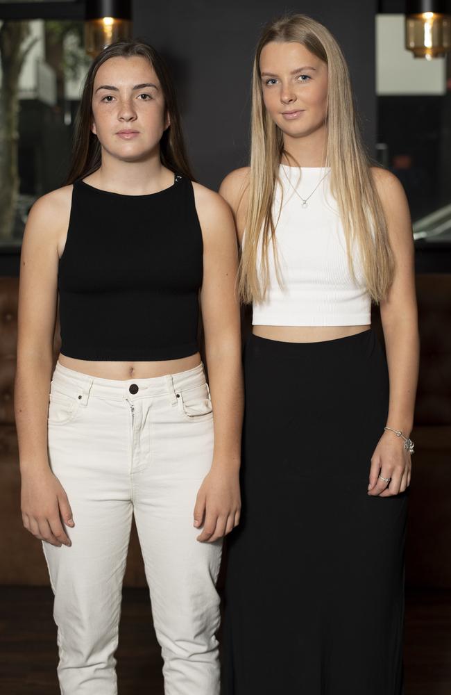 Rose and Pippa Milthorpe are determined young women who made a decision to waive their right to anonymity and speak out publicly about their childhood sexual abuse. Picture: NCA NewsWire/Monique Harmer