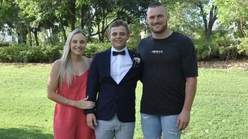 Coen (25), Dana (23) and Eden (17) at Eden’s high school graduation.