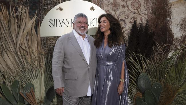 John and Amber Symond. Picture: Brook Mitchell/Getty Images