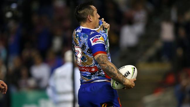 His rebirth at Newcastle propelled Pearce back into Origin. Image: AAP Image/Darren Pateman