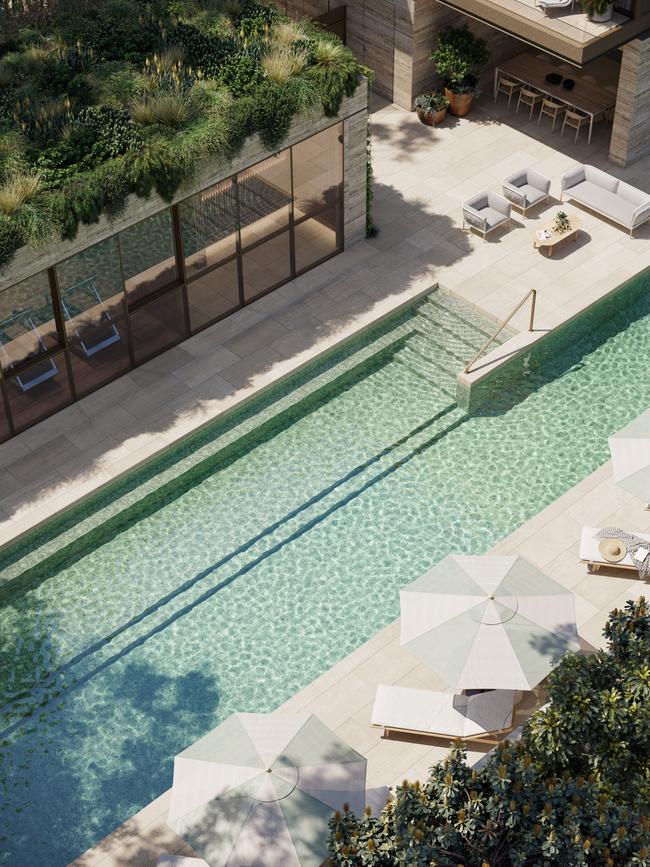 A lap pool will become the centrepiece of a wellness centre.