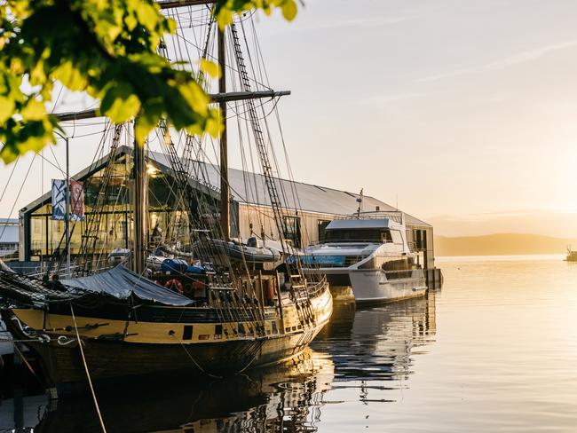 A view of the picturesque Hobart waterfront. Picture: ADAM GIBSON