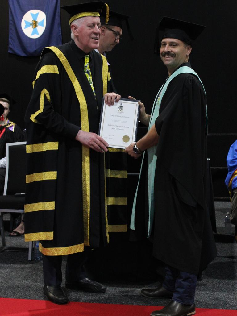 Farran Hartshorne graduated with a Bachelor of Paramedic Science with Distinction at the CQUniversity graduation ceremony in Bundaberg on December 14, 2023.
