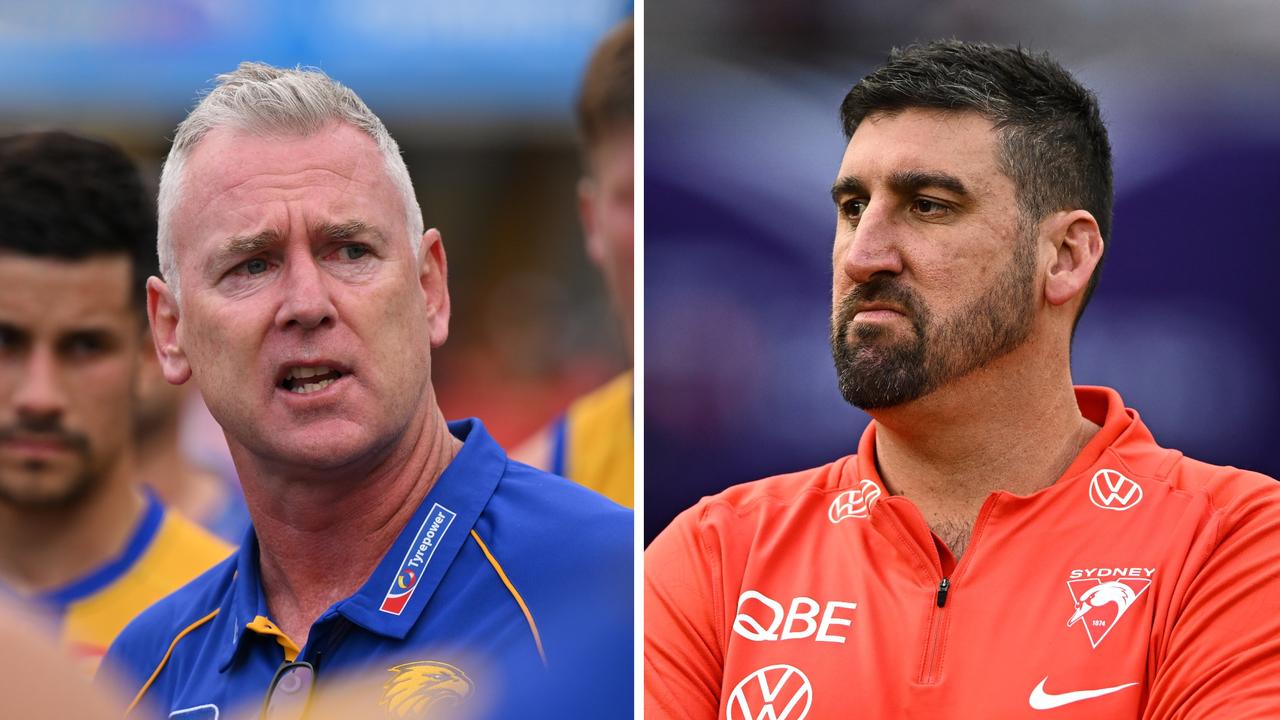 Adam Simpson is again in the gun, with a current Sydney assistant firming as the "short-priced favourite" to claim West Coast's top job.