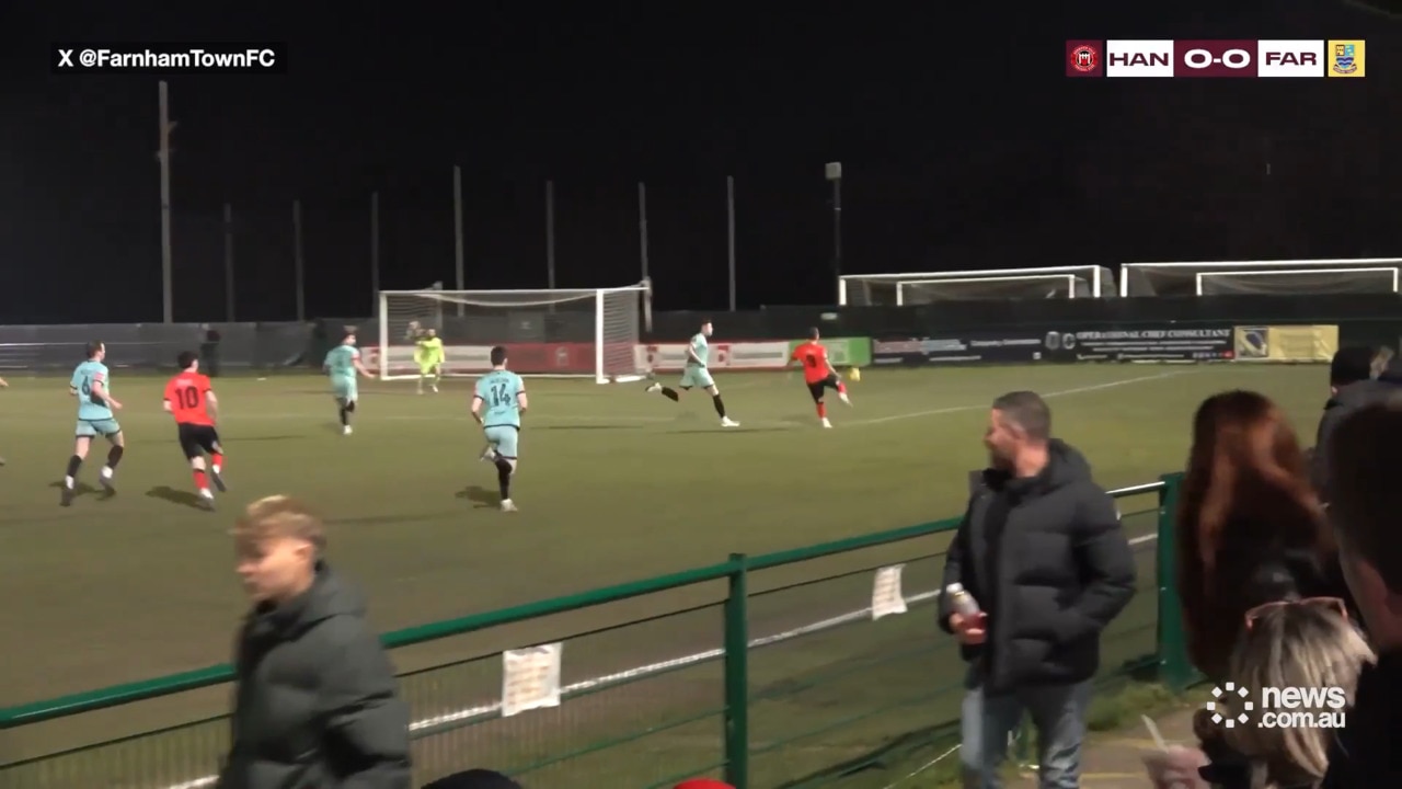 Football star's son scores unbelievable goal