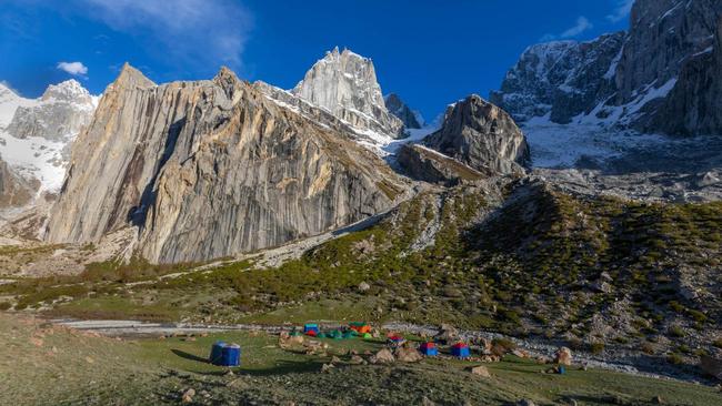 Experienced guides lead challenging tours up ‘trekking peaks’, which require a high level of fitness but no mountain climbing expertise. Image: Supplied.