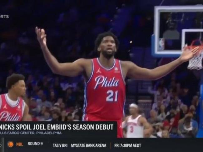 Knicks spoil Joel Embiid's return