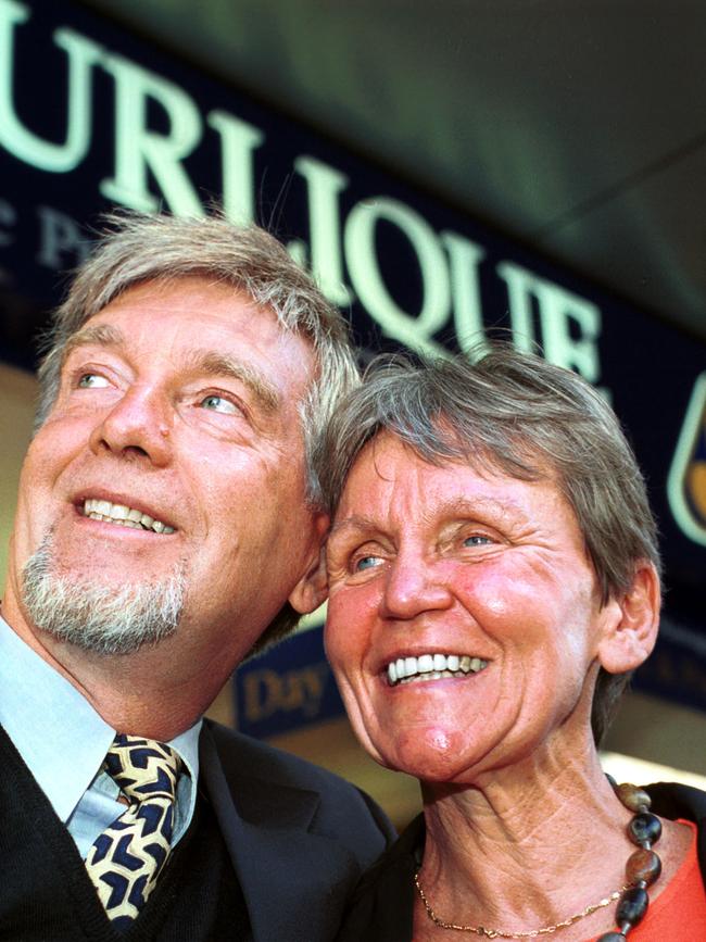 Ulrike with former husband and Jurlique co-founder Jurgen in 2002.