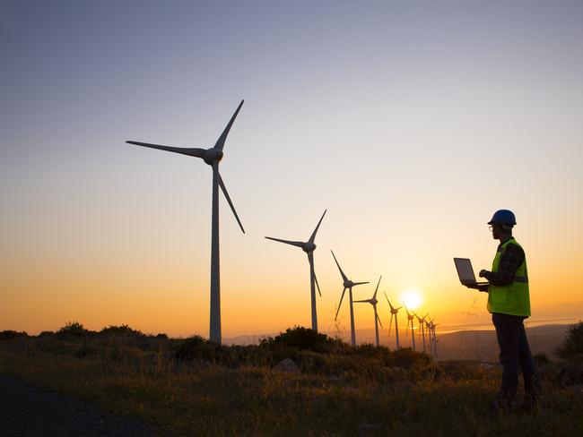 engineers of wind turbine.