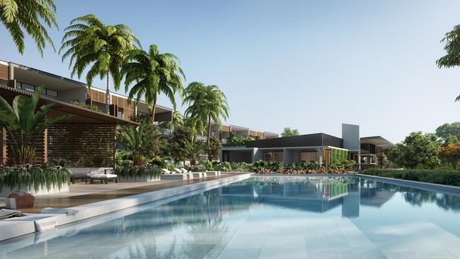 An artist’s impression of Parkridge Noosa, where the new restaurant and new vegan cafe will be located.