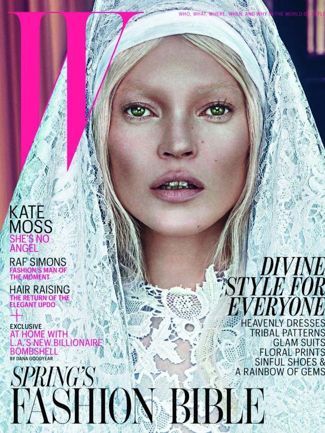 Enninful dressed Kate Moss as a nun