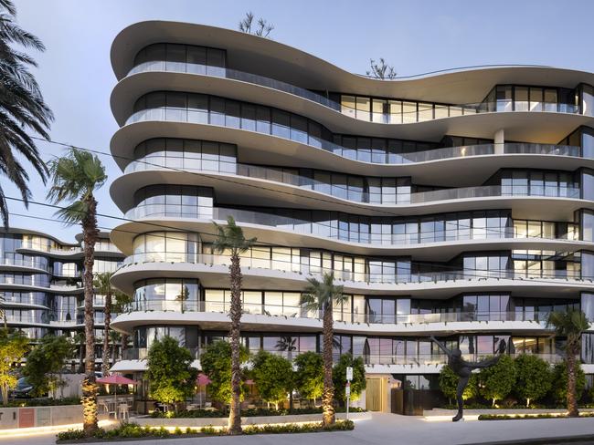 The ultra-luxe St Moritz Complex in St Kilda.