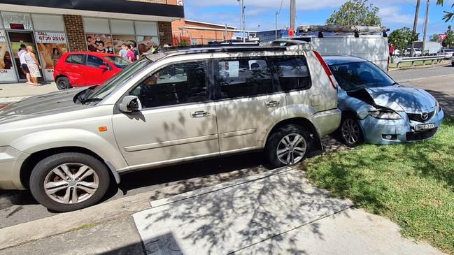 Seven cars were damaged in the accident. Picture: Supplied