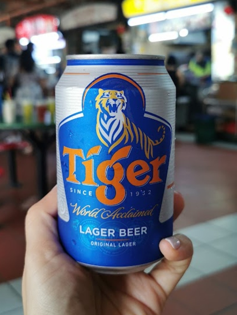 And the Tiger beer to wash it all down. Picture: News.com.au