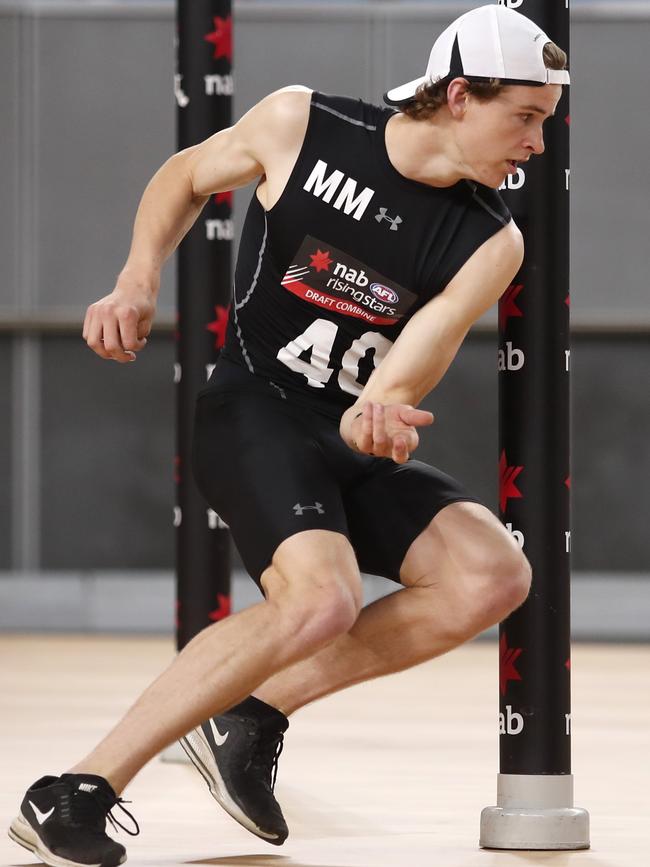 Dow impressed at the AFL Draft Combine. Picture: AFL Photos