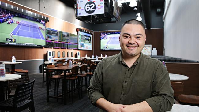 Manager Gino Colosimo at the AllStars Bar. Picture: Adam Yip