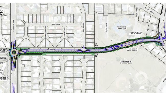 This alignment mirrors the route nominated in previous long-term planning documents such as Council's Planning Scheme/ Picture: Cairns Regional Council