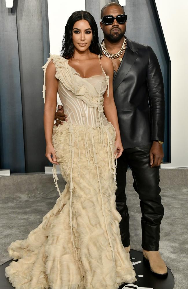 Kim and Kanye have put on a united front following the slew of tweets. Picture: Getty Images.