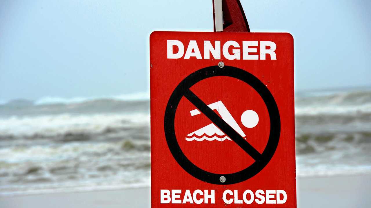 7 beaches closed as swell turns surf into danger zone The