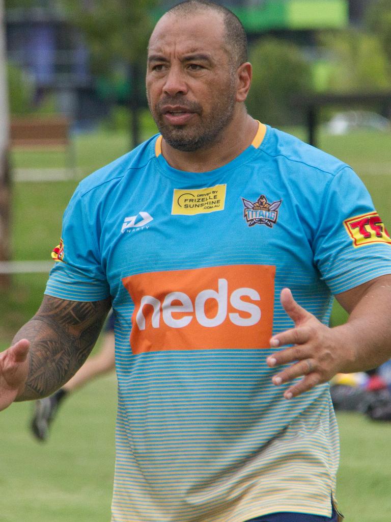 Jim Dymock has been tipped to join Manly as an assistant coach. Picture: Gold Coast Titans