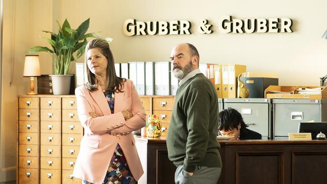 Julia Zemiro and Marty Sheargold in Fisk.