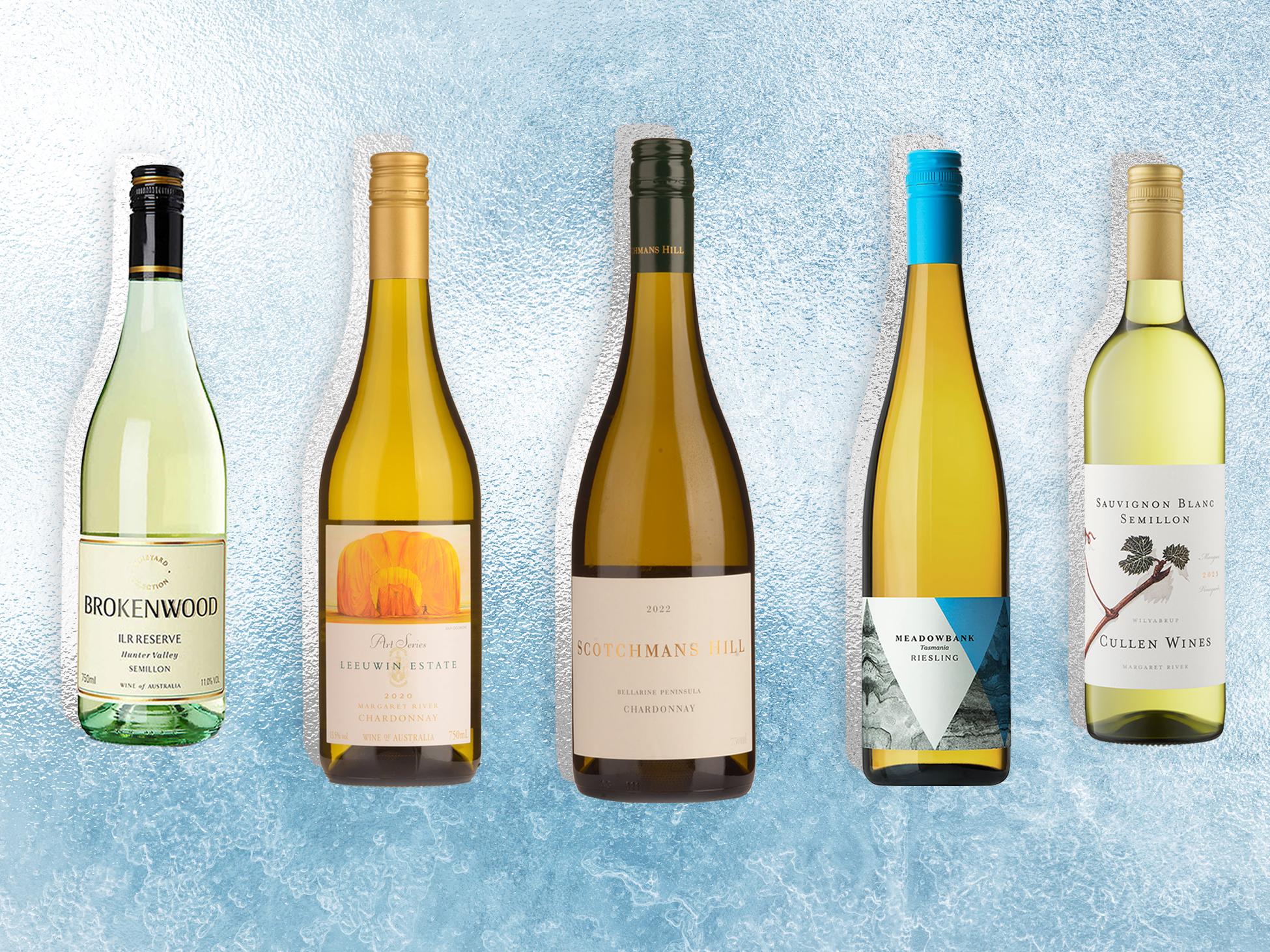 Australian white on sale wines list