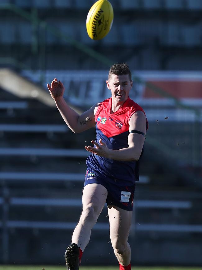 Sam Darley playing for North Hobart. Picture: NIKKI DAVIS-JONES