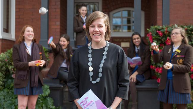 Melbourne school Ivanhoe Girls’ Grammar created a “Failure Week” to encourage student learning. Picture: Mandie Gillot