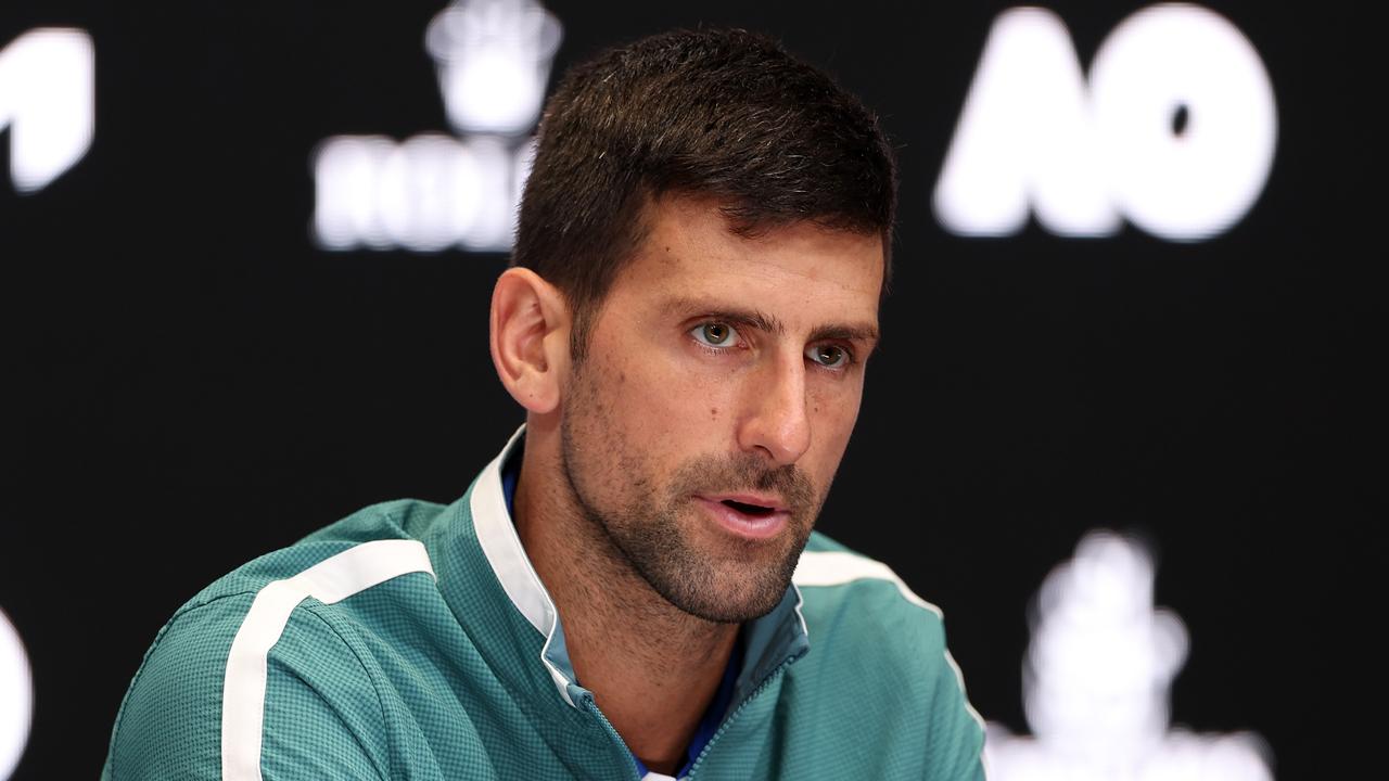 Djokovic is hoping to break even more records over the next fortnight in Melbourne. (Photo by Phil Walter/Getty Images)