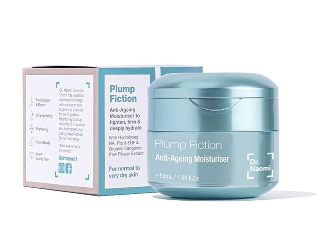 Dr Naomi Plump Fiction Anti-Ageing Moisturiser. Picture: Dr Naomi