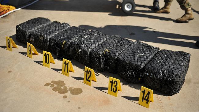 Police allegedly found about $200m worth of cocaine during the bust. Picture: Supplied