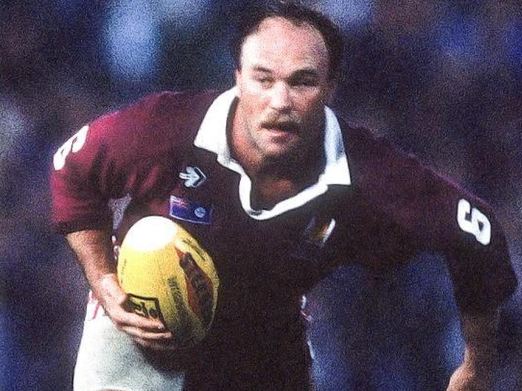 Wally Lewis playing for Queensland in 1982.