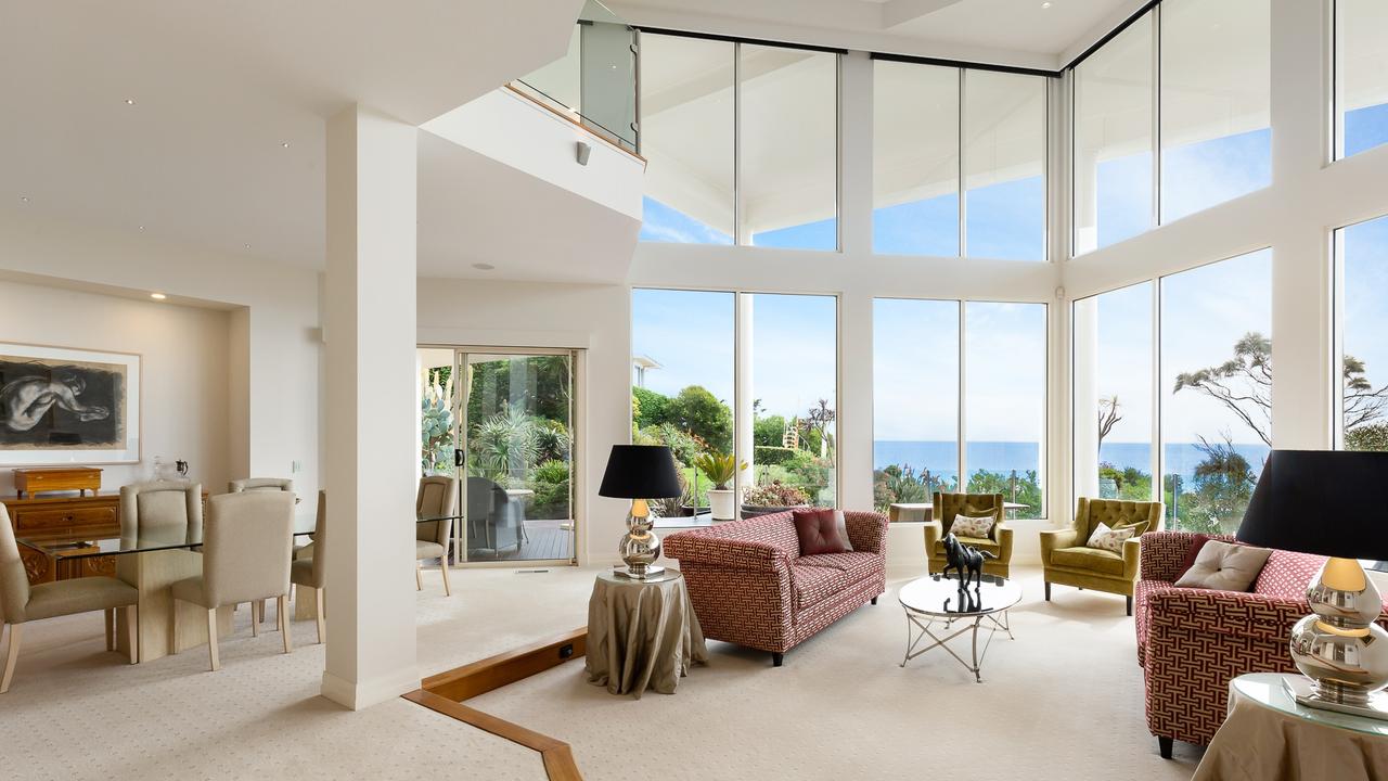 The home’s interiors have been designed with its astonishing views in mind.