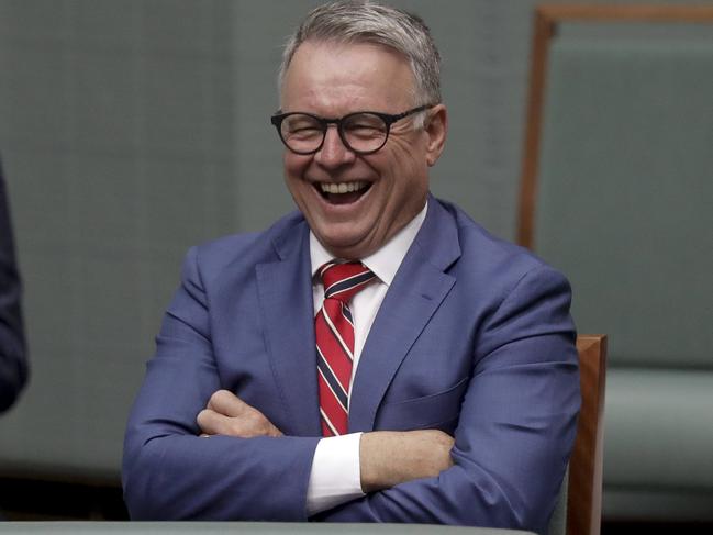 Joel Fitzgibbon in Question Time in the House of Representatives at Parliament House in Canberra. Picture by Sean Davey.