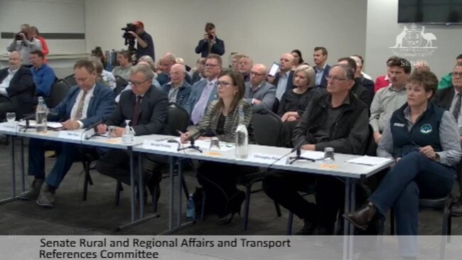 Senate Rural and Regional Affairs and Transport References Committee, in Junee.