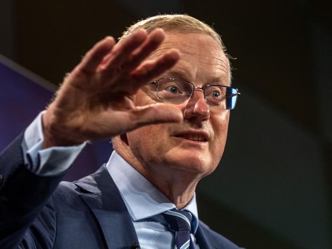 SYDNEY, AUSTRALIA - NewsWire Photos APRIL 05, 2023: RBA Governor Philip Lowe addressed the National Press Club at a special event at the Fullerton Hotel in Sydney. Picture: NCA NewsWire / Gary Ramage