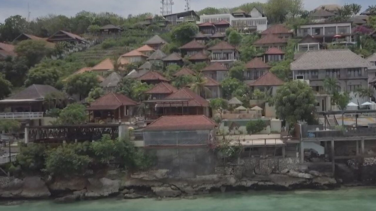 The villas in some areas around the main island of Bali remain vacant.