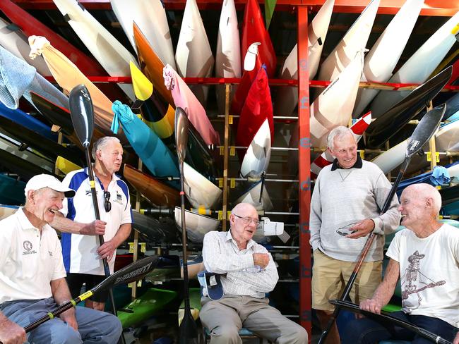 Chewing the phat at the Narrabeen clubhouse of Manly Warringah Kayak Club.