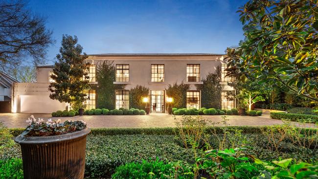 The residence occupies a huge 3330sq m block.