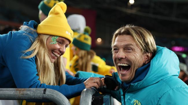 A relaxed Tony Gustavsson ahead of the semi-final. Picture: Elsa - FIFA/Getty Images