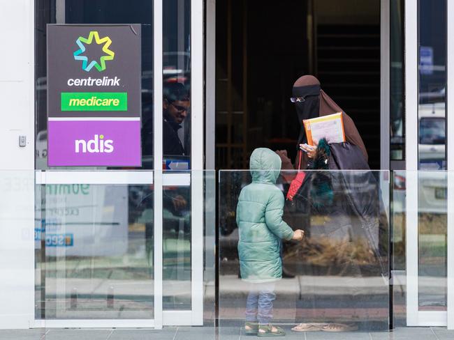 The Centrelink office in Preston, Melbourne. Picture: Aaron Francis/NCA NewsWire